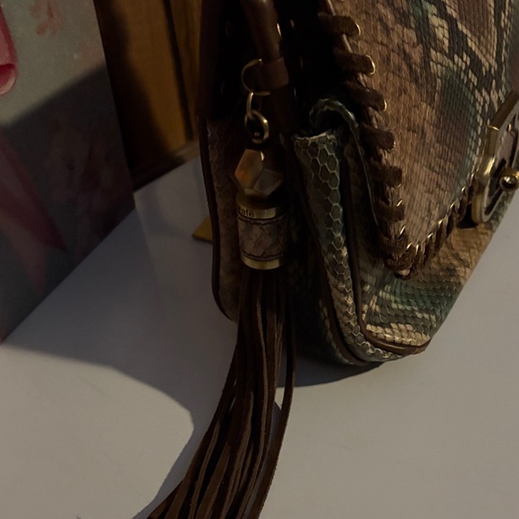 Rafe Brown and Green Crossbody Bag - Picture 8 of 14